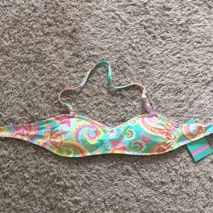 Bandeau bikini top